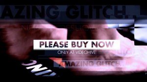 Amazing Glitch Video Displays template preview