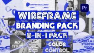 Grid Wireframe Flow: New Branding Bundle Premiere Pro template preview