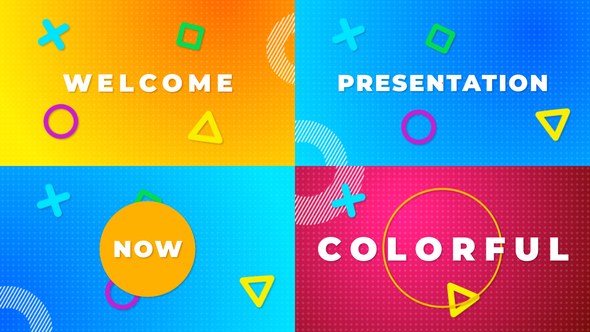 Videohive Color Typography Stomp Openers template preview