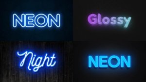 Videohive Text Effect - Neon Style 01 Titles template preview