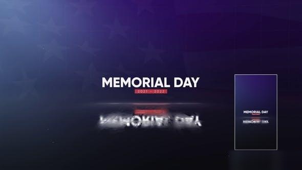 Videohive Memorial Day Slideshow Openers template preview