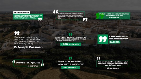 Videohive Quotes Titles 42000619 Titles template preview