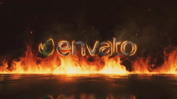 Videohive Fire Logo 22839184 Logo Stings template preview