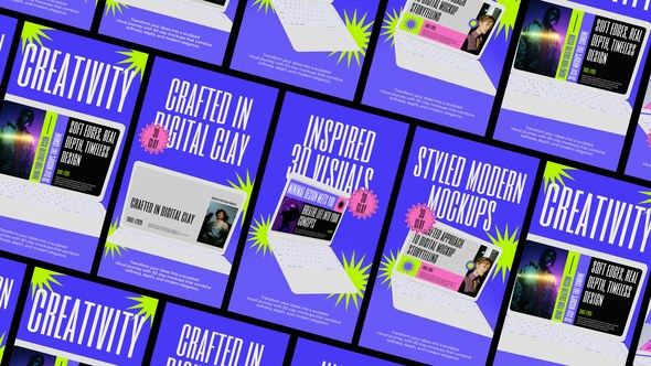 Videohive Laptop Clay Mockup Product Promo template preview