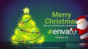 Videohive Christmas Pandemic Logo Stings template preview