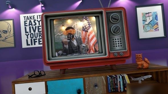 Videohive Old TV Youtube Opener 29347658 Openers template preview