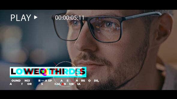Videohive Glitch Lower Thirds | AE 58795118 Titles template preview