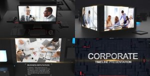 Videohive Corporate Presentation 20291644 Video Displays template preview