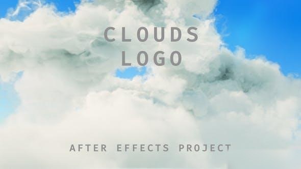 Videohive Clouds Logo 23336584 Logo Stings template preview