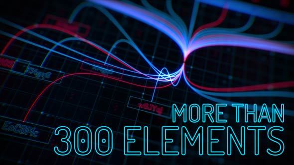 Sci-fi Interface HUD Pack 2 Video Displays template preview