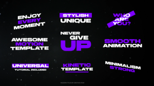 Videohive Modern Titles 48379021 Titles template preview