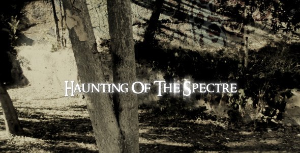 Haunted Horror Titles Project Video Displays template preview