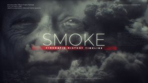 Videohive Smoke History Timeline Video Displays template preview