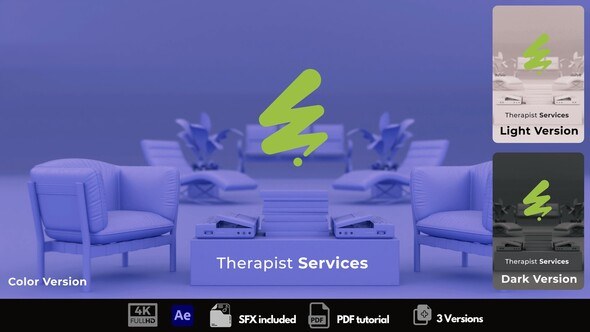 Videohive Therapist Services Opener Openers template preview