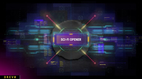 Videohive Scifi Intro Openers template preview
