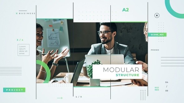 Videohive Modern Corporate Promo 25011695 Video Displays template preview