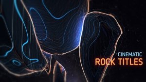 Rock Titles Video Displays template preview