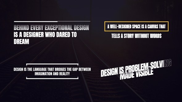 Videohive Clean Animated Titles Titles template preview