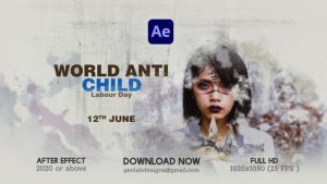 Videohive Child Labour Day Openers template preview