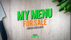 Videohive Food Menu Product Promo template preview