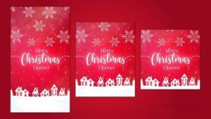 Videohive Christmas Intro 3in1 Openers template preview