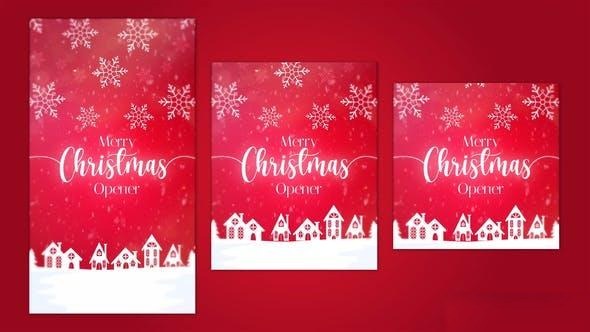 Videohive Christmas Intro 3in1 Openers template preview
