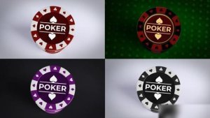 Videohive Online Poker Logo Reveal Openers template preview