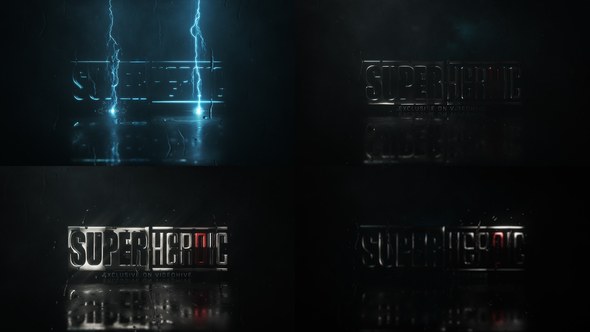 Videohive Lightning Strike Logo 24070093 Logo Stings template preview