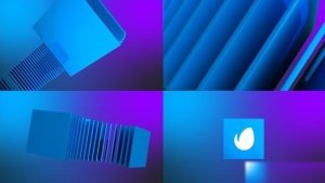 Videohive Modern Dynamic Cubic Logo Reveal Logo Stings template preview