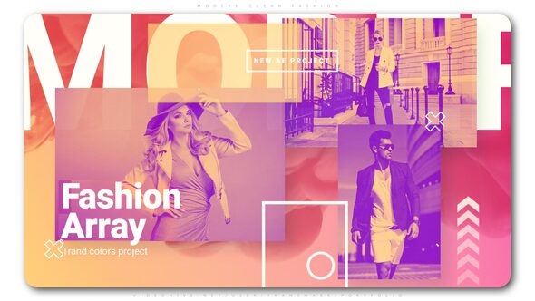 Videohive Fashion Array Openers template preview