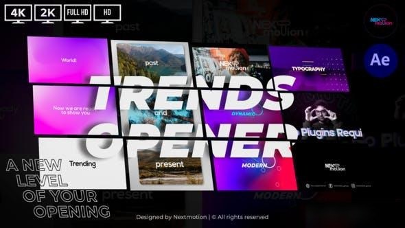 Videohive Trends Opener Openers template preview