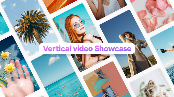Videohive Vertical Video Showcase Video Displays template preview