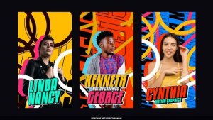 Videohive Animated Motion Poster Stories Openers template preview