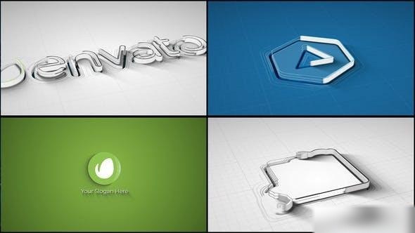 Videohive 3D Construction Logo Reveal Logo Stings template preview