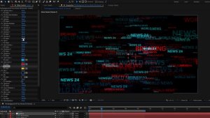 Videohive Words Background After Effects Infographics template preview