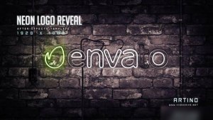 Videohive Neon Logo Reveal 46891780 Logo Stings template preview