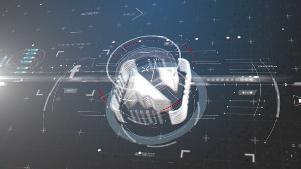 Videohive High tech Glitch Logo Reveal 53799575 Logo Stings template preview