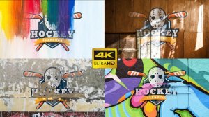 Videohive Texture Logo 4K Logo Stings template preview