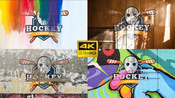 Videohive Texture Logo 4K Logo Stings template preview