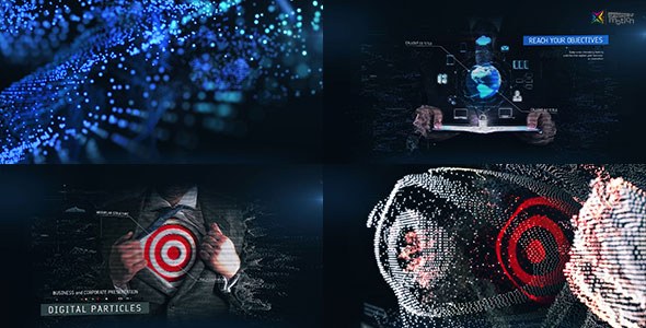 Videohive Digital Corporate Slideshow Video Displays template preview