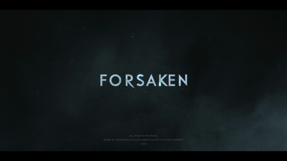 Videohive Forsaken Trailer Titles template preview