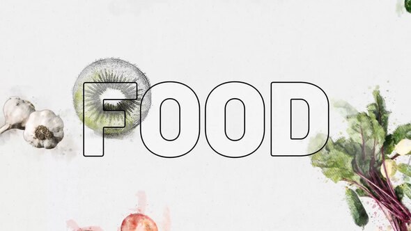 Videohive Vegetarian Fresh Food Logo Logo Stings template preview