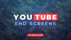 Videohive YouTube End Screens 4K v.2 Elements template preview