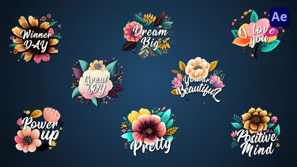 Videohive Flower titles #2 [After Effects] Titles template preview
