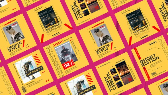 Videohive Dusction Product Trend Instagram Posts Product Promo template preview