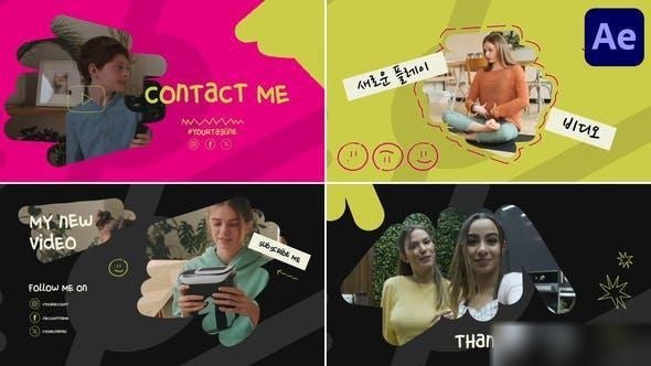 Videohive Social Media Slides | After Effects 51535113 Openers template preview