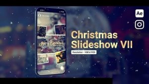 Videohive Christmas Slideshow Vertical 49895945 Openers template preview