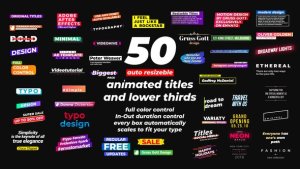 Videohive Titles Pack 22148143 Titles template preview