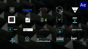 Videohive Logo Text Titles for After Effects Logo Stings template preview