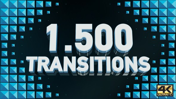 Transitions Video Displays template preview